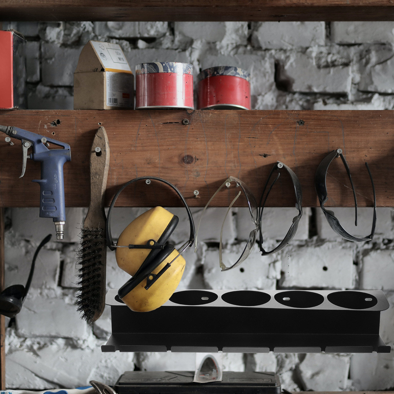 Tools For Metal Workshop - 1 комплект прочного металлического настенного органайзера