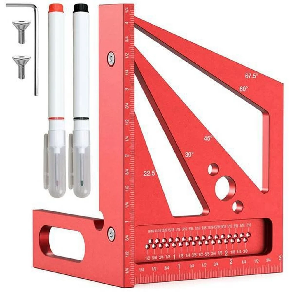 Marking Tools In Workshop - Красный 3D-угломер для разметки и разметки