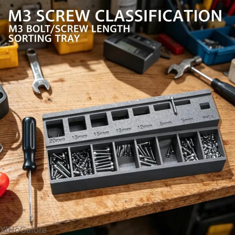 Лоток-сортировщик для болтов M – обзор и цена Screw Organizer Kit