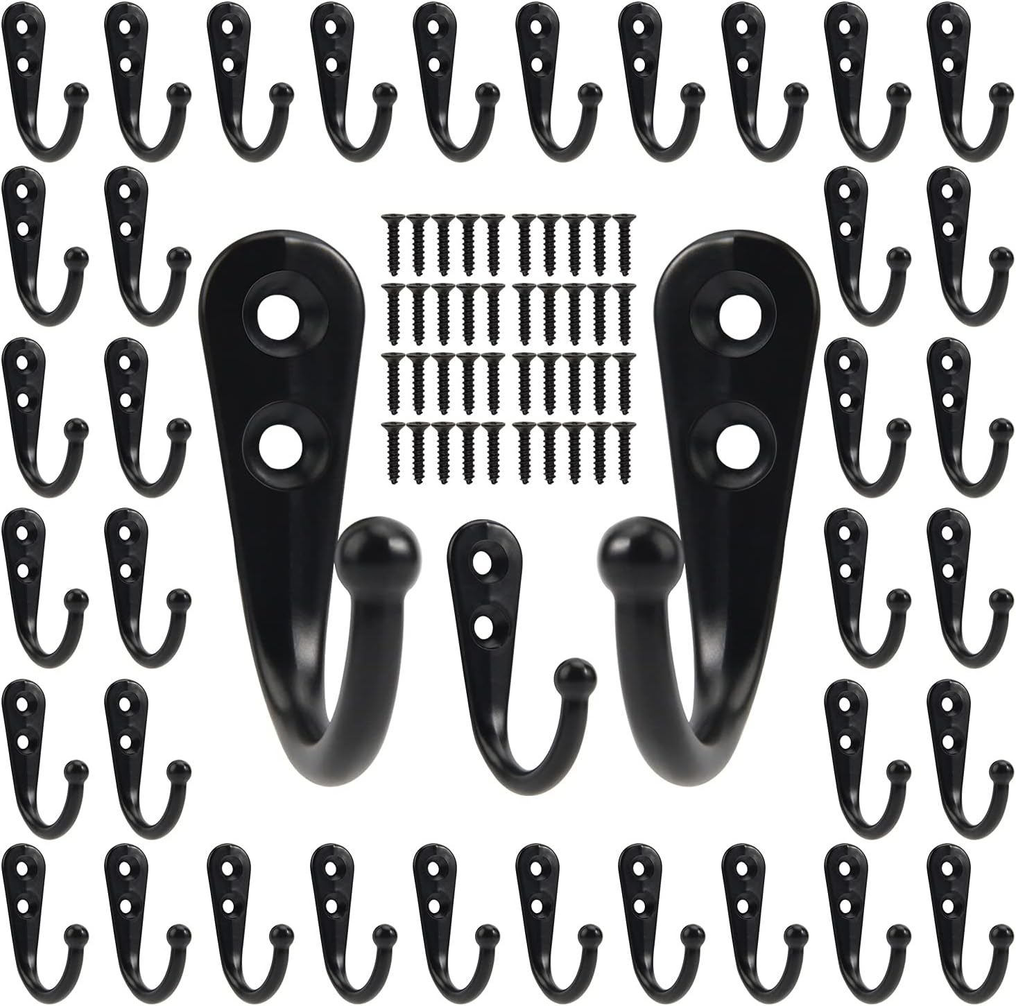 Черные металлические крючки с  – обзор и цена Screw Organizer Kit