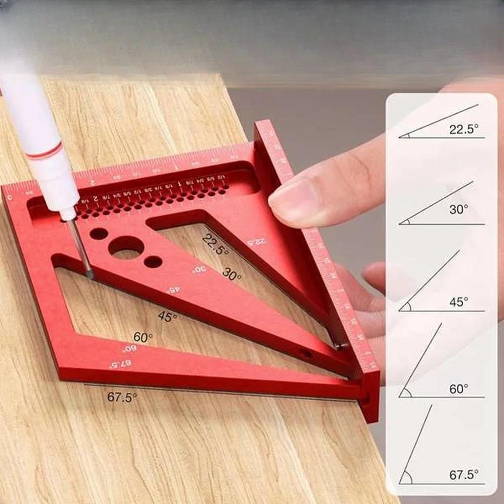 Красный 3D-угломер для разметк – обзор и цена Marking Tools In Workshop